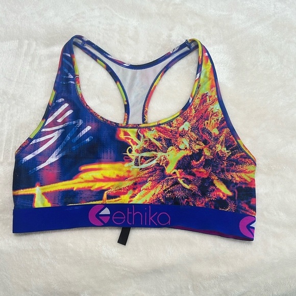 Ethika Sports Bra Graphic Print Sz XL - Picture 1 of 5